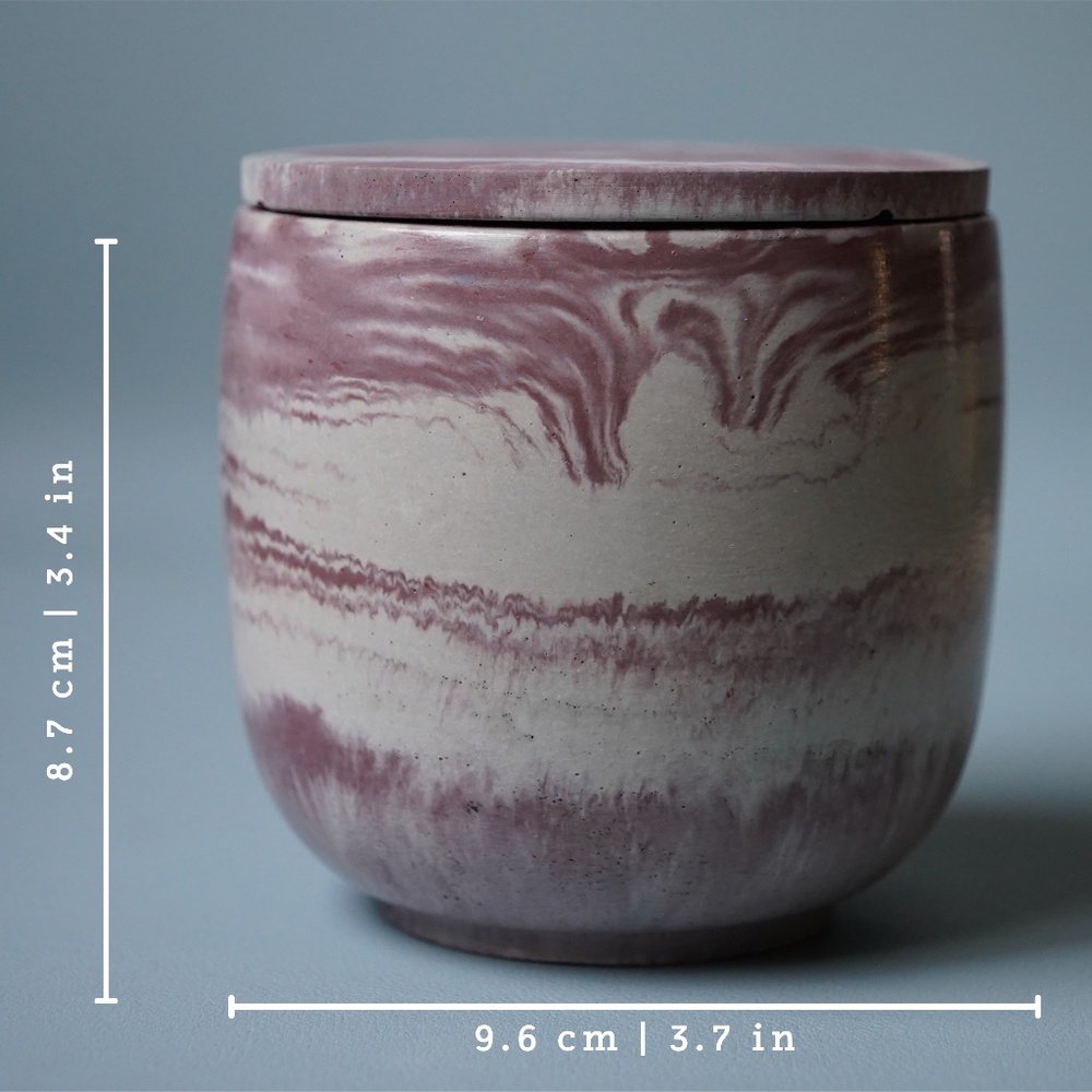 Handmade Concrete Candle: Fir | Cedarwood | Tobacco Leaf